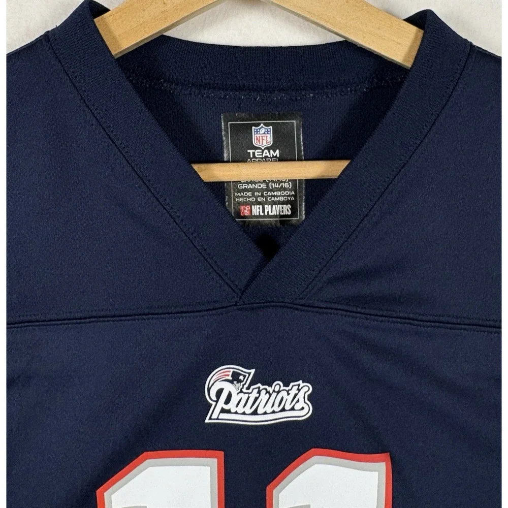 New England Patriots Julian Edelman Jersey Youth Large 14/16 NFL Team Apparel